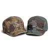 5-Panel Camo Vintage Baseballpet voor Mannen Vrouwen, Geborduurd Letter Katoen Gaas, Ideaal voor Buiten Casual Mode Streetwear Pet