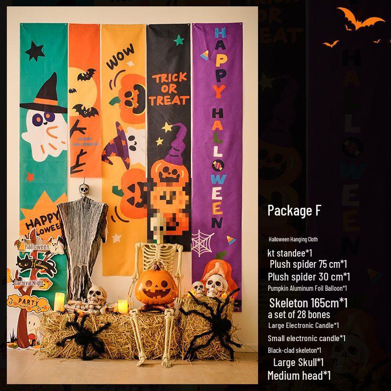 Halloween Pumpkin Photo Props & Hanging Ornaments for Bar and Shop Decor