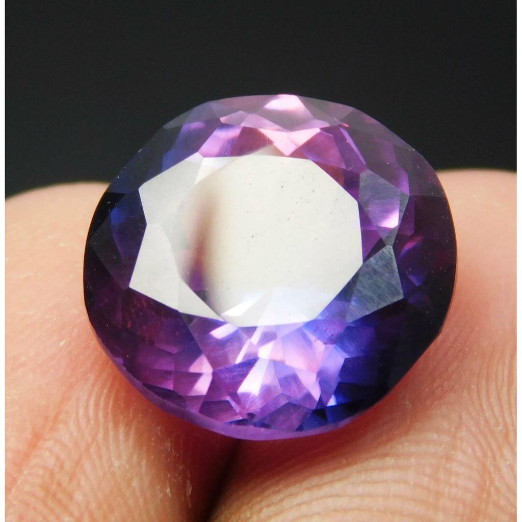Natural Purple Tanzanite Loose Gemstone Flawless 8.00 Ct Round Cut for Jewelry Making and Crafts