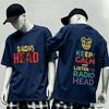 Radiohead For Fan Gift Tshirt Unisex Unisex Harajuku Oversized Unisex Short Sleeve Streetwear High Quality Couples Classic Soft Tee