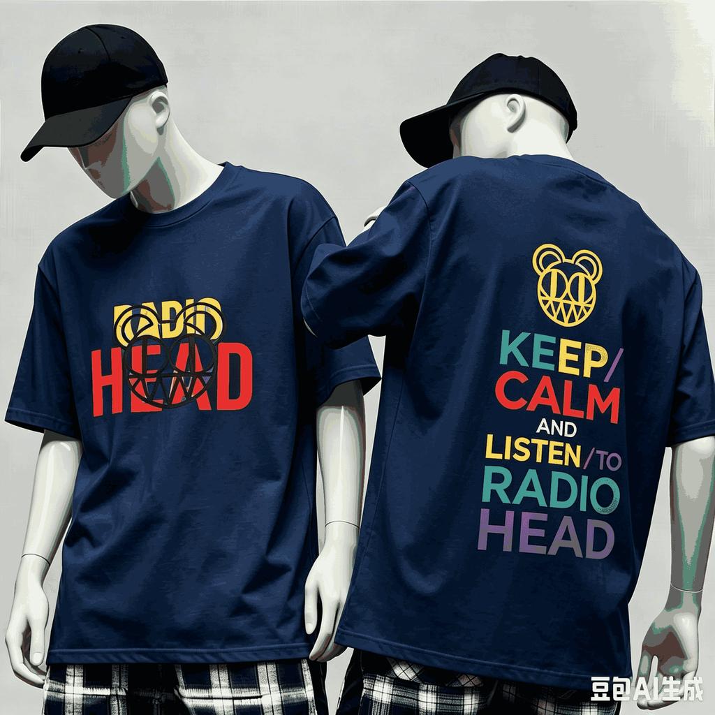 Radiohead For Fan Gift Tshirt Unisex Unisex Harajuku Oversized Unisex Short Sleeve Streetwear High Quality Couples Classic Soft Tee