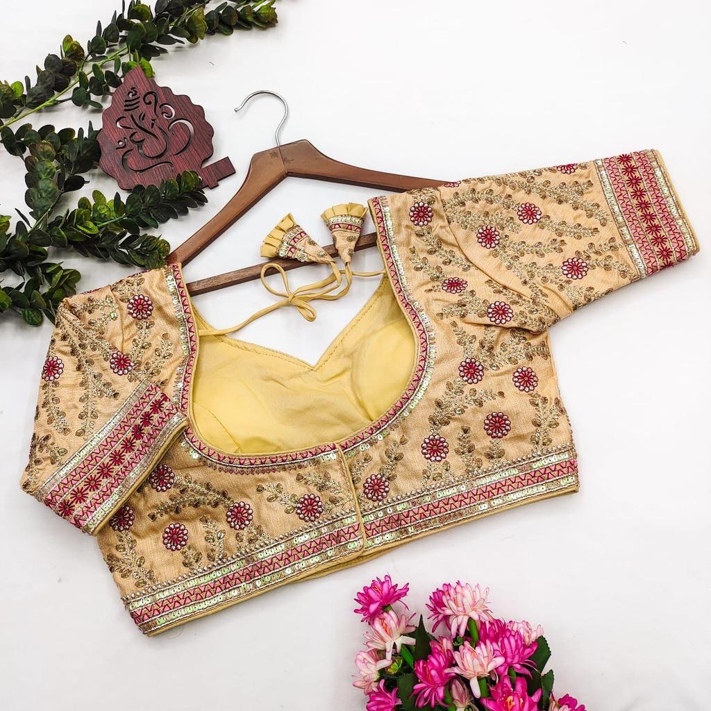 Heavy bridal wedding Saree Blouse