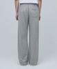 MUSINSA STANDARD One-Pleat Wide Lounge Sweatpants [Medium Grey]