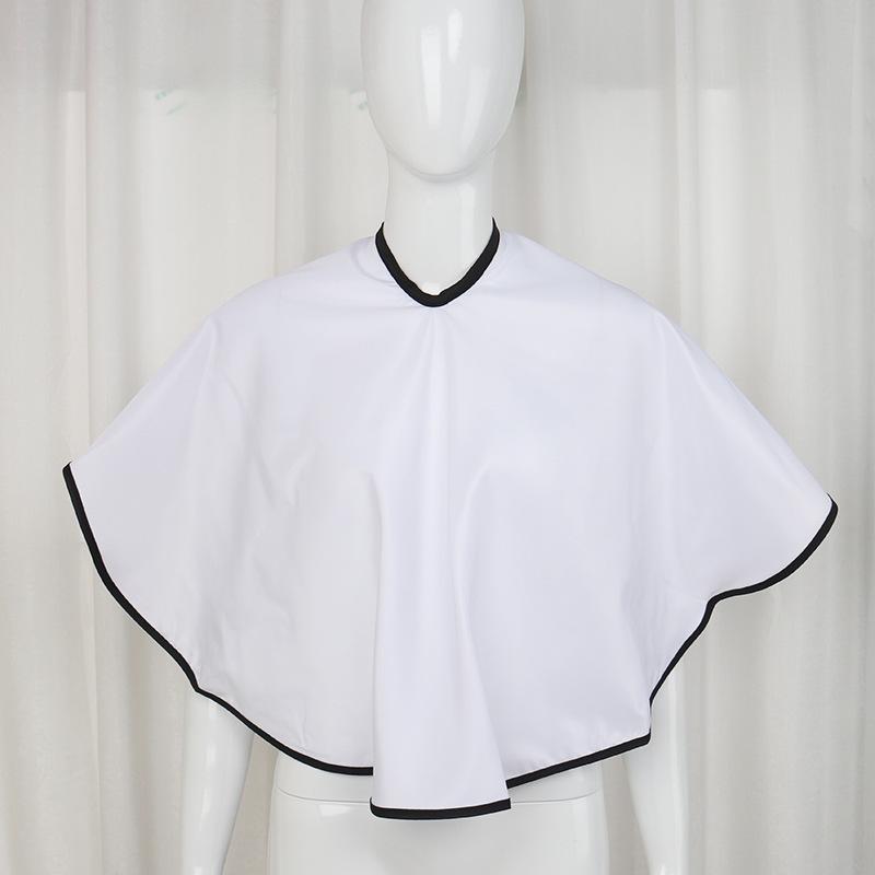 Non-Stick Black Hairdressing Cape for Dyeing & Perming - Stain-Proof & Oil Resistant