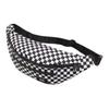Vans Black And White Checkerboard Zipper Waist Bag Men waist bag VN0A2ZXXHU0