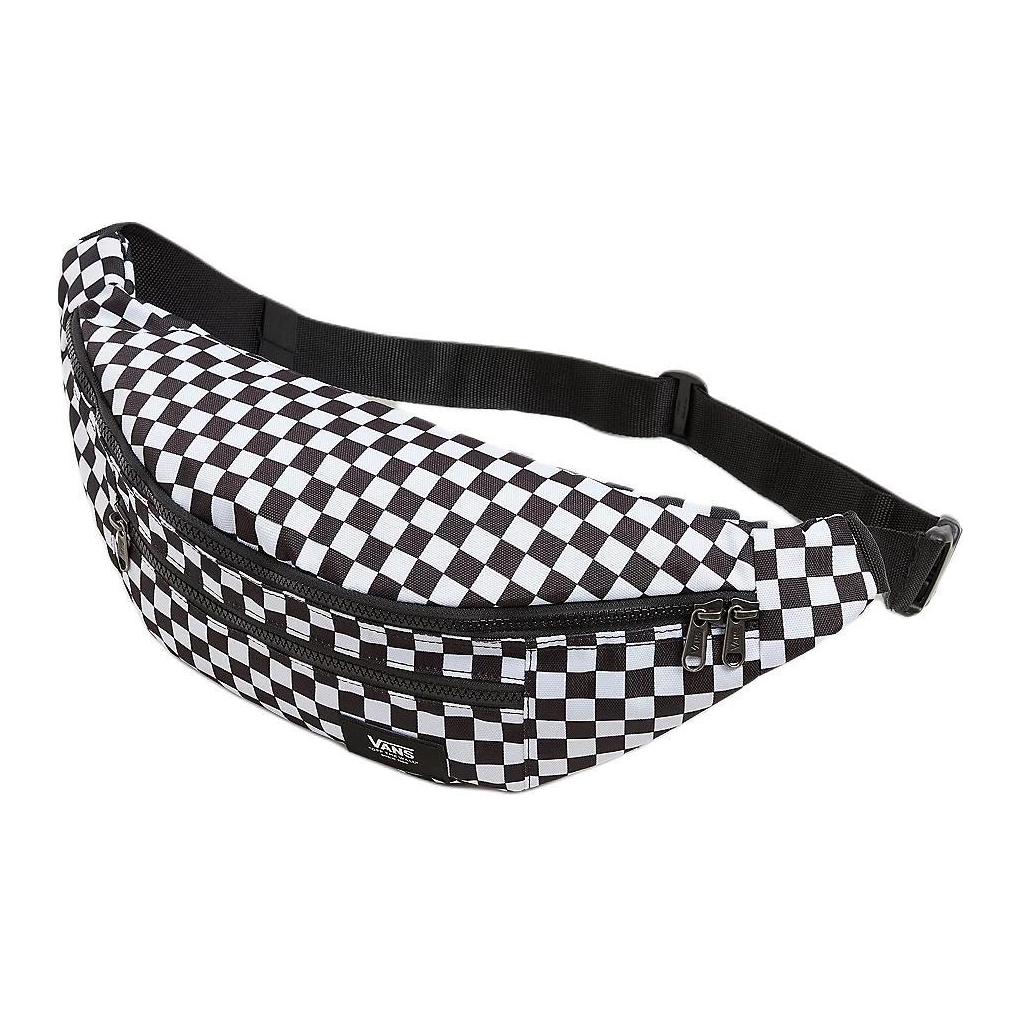 Vans Black And White Checkerboard Zipper Waist Bag Men waist bag VN0A2ZXXHU0