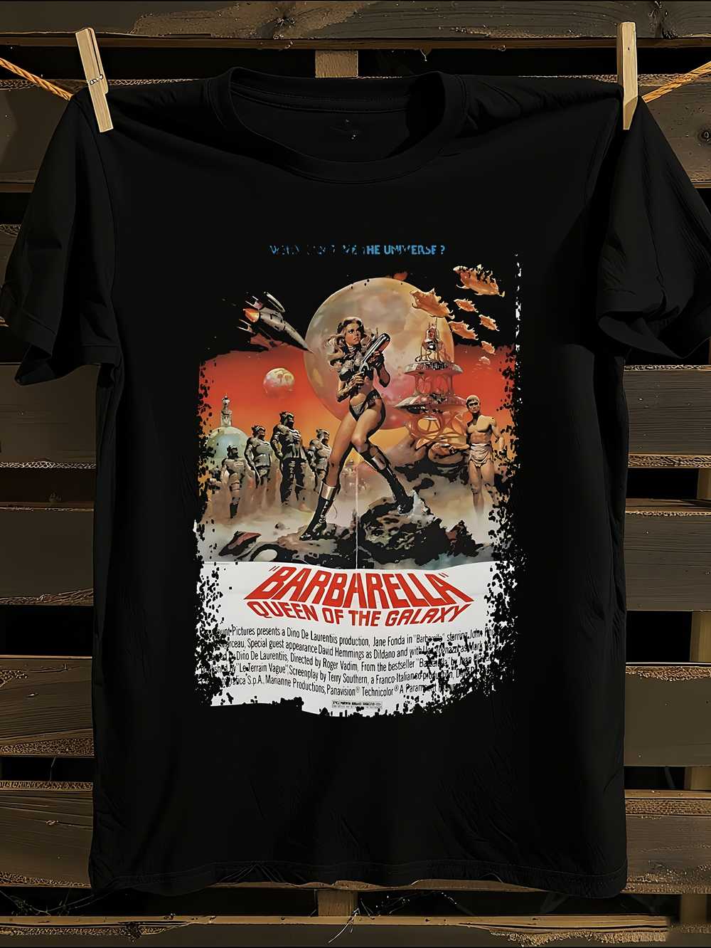 Футболка с плакатом фильма «Барбарелла» 1968 года XXXL