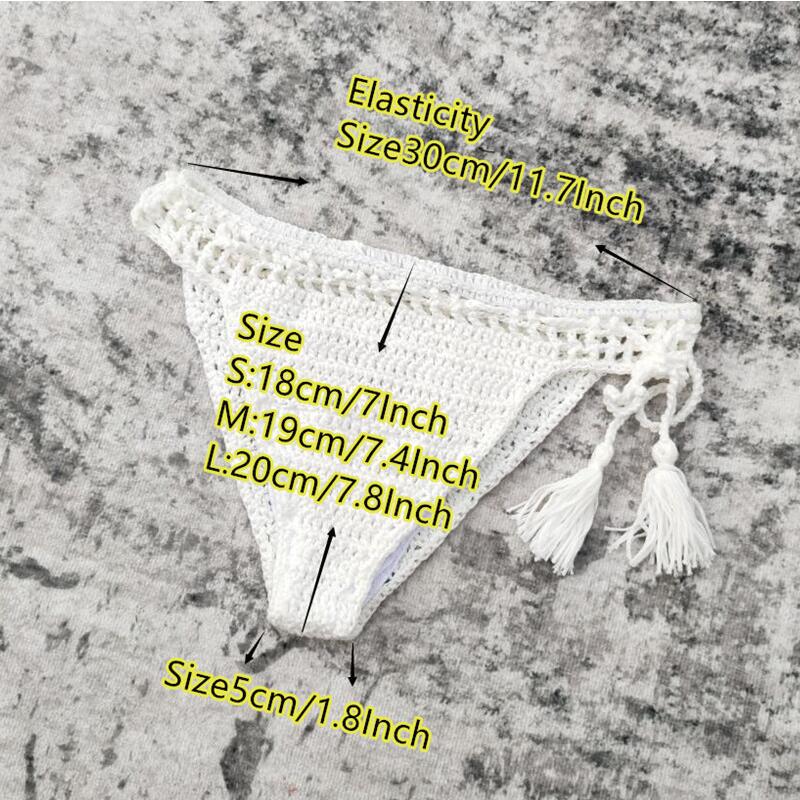 Handmade Crochet Bikini Set - European & American Beach Swimwear