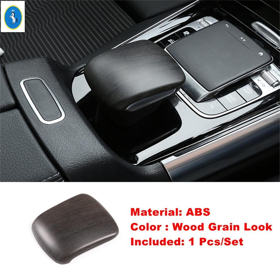 Wood Grain Look Middle Air Outlet / Gear Shift Box / Gear Shift Head Cover Trim For Benz B Class W247 / GLA H247 -2024 Gear Shift Head