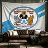 Custom Name Coventry City Printed Tapestry – Wall Hanging for Bedrooms, Dorms, and Home Decor