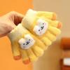 Baby Gloves for Winter, Cute and Warm for Toddlers, Boys and Girls, Five-Fingered Plush Gloves for Babies