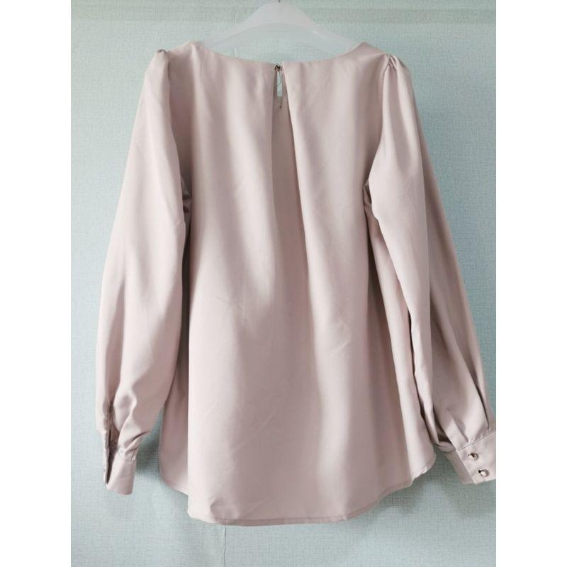 Export Daily Order Tail Goods V Neck Pullover Long Sleeves Shirt Women's Pure Color Fashion Commuter Professional Bottoming Shirt 2023 Spring Clothes