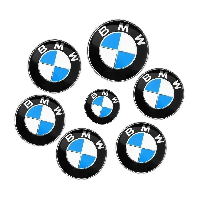 2025 Heiß 7 Stück 82mm 74mm 45mm Auto Front Motorhaube Heck Kofferraum Emblem Abzeichen Logo Für Bmw E46 E39 E38 E90 E60 Z3 Z4 X3 X5 X6