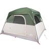4 Person Camping Tent Green Waterproof