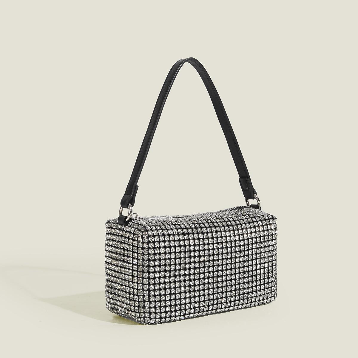 

Сумка Diamond женская весна и лето полная сумка Diamond сумка Senior Sense одно плечо сумка через плечо сумка подмышкой серебряный