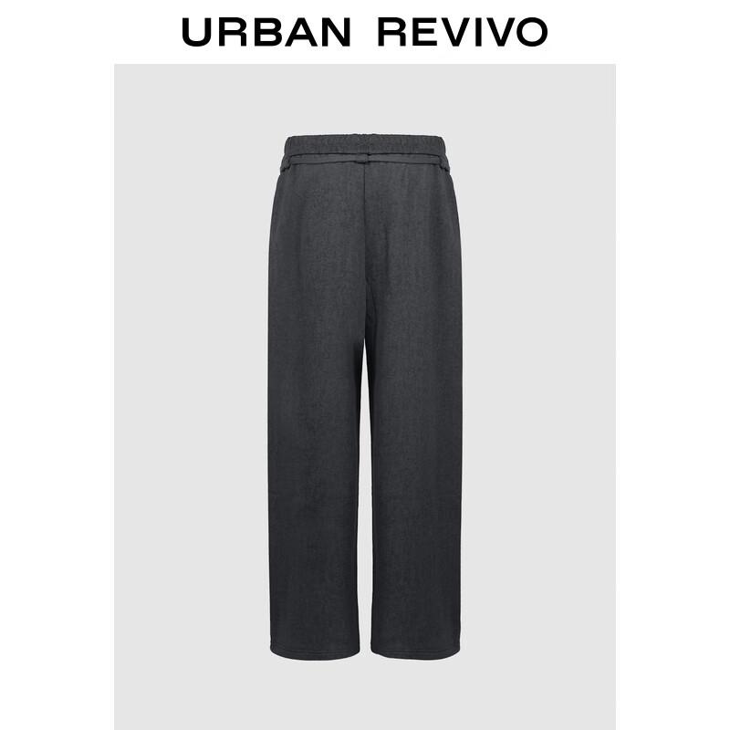 UR 2025 Women's Elastic Waist Tie Curved Knife Pants