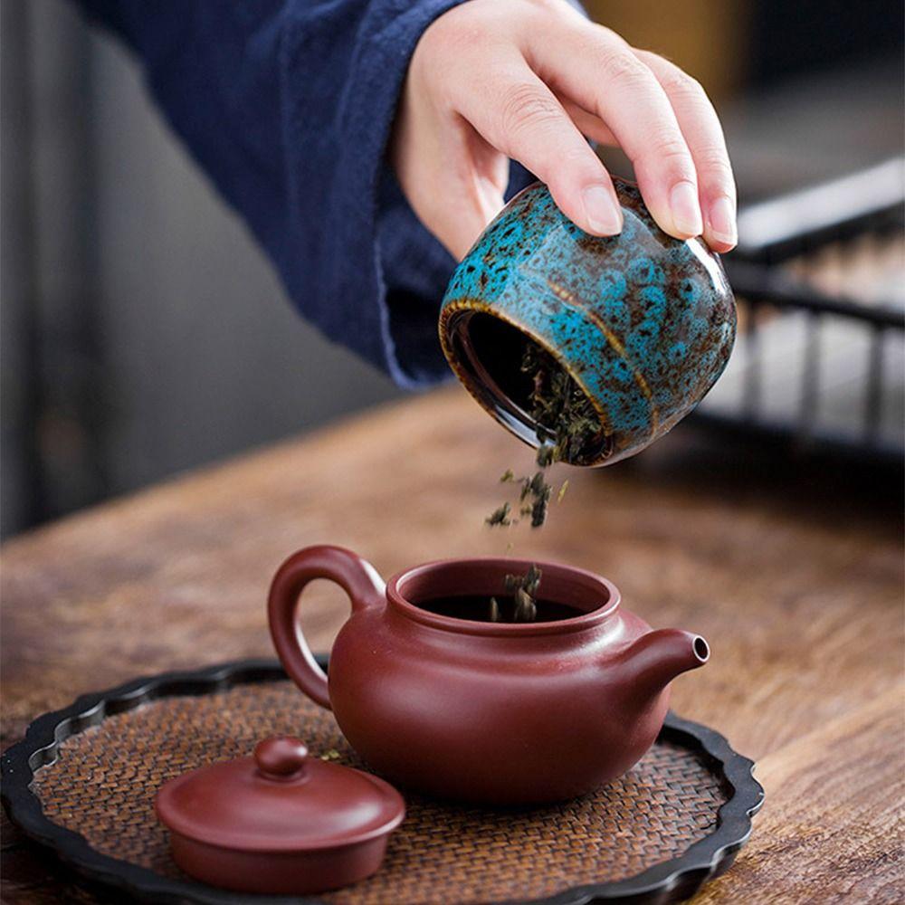 Přenosný organizér na čaj Barevná nádoba na skladování potravin Čínský styl Uzavřená dóza Cestování