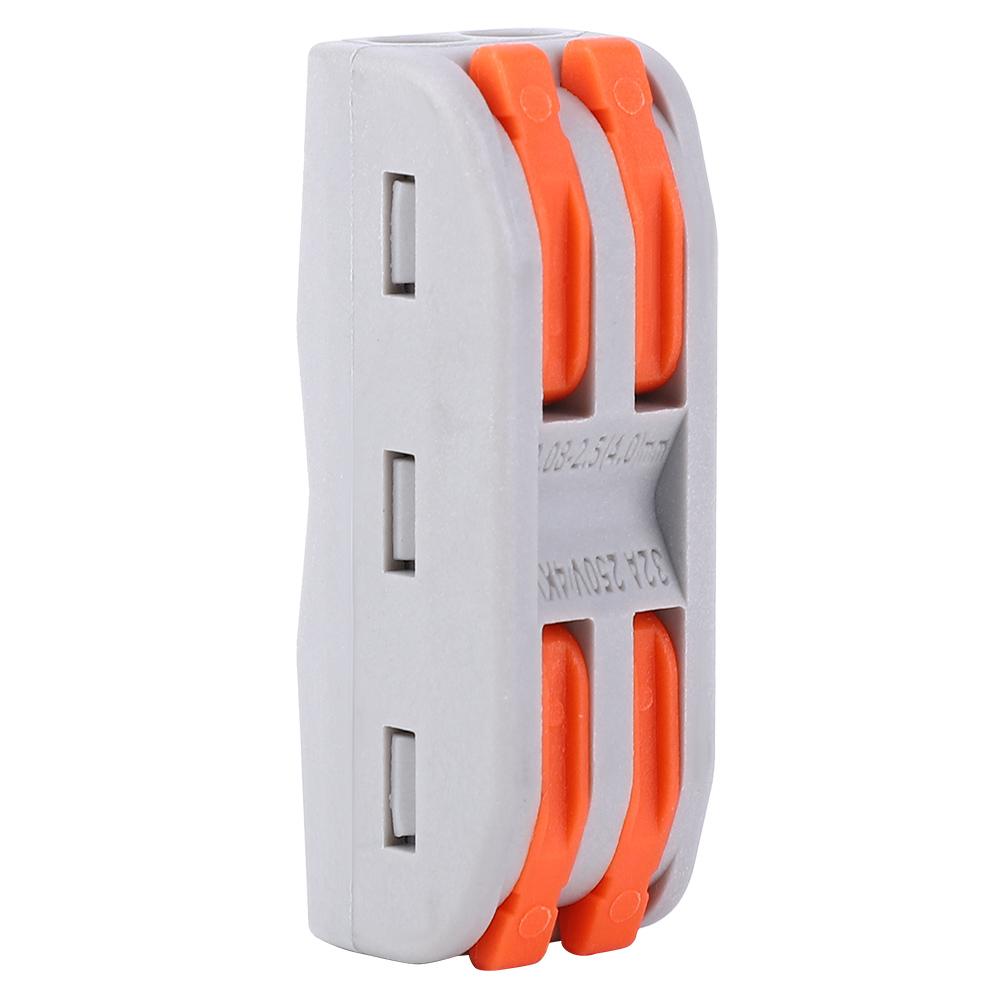 10 BUC PCT22 Conector de Sârmă cu Buton Colorat 2in2out Bloc Terminal Rapid pentru Cablare Clip Monocrom