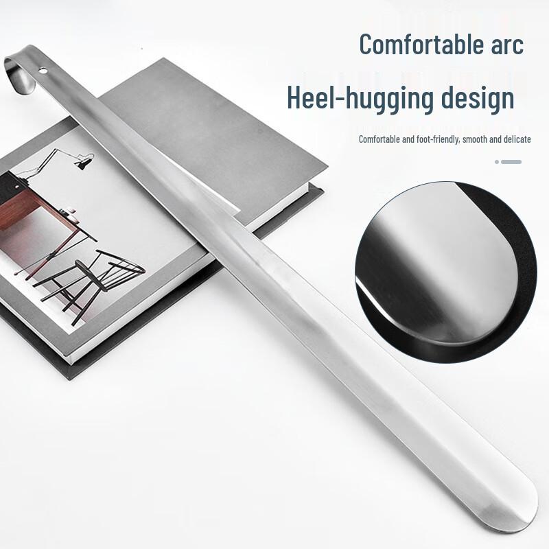 Stainless Steel Long-Handle Shoehorn