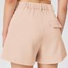 Damen Shorts Mode Sommer Stretch Hohe Taille Casual Shorts mit Taschen