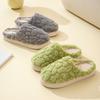 Mao Mao cotton slippers autumn and winter home indoor warm thick sole wear-resistant versatile couple shoes