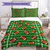 3pcs American Football Bedding Set Duvet Cover Closure Includes 1 Duvet Cover & 2 Pillowcases, Soft and Comfortable for All Seasons.