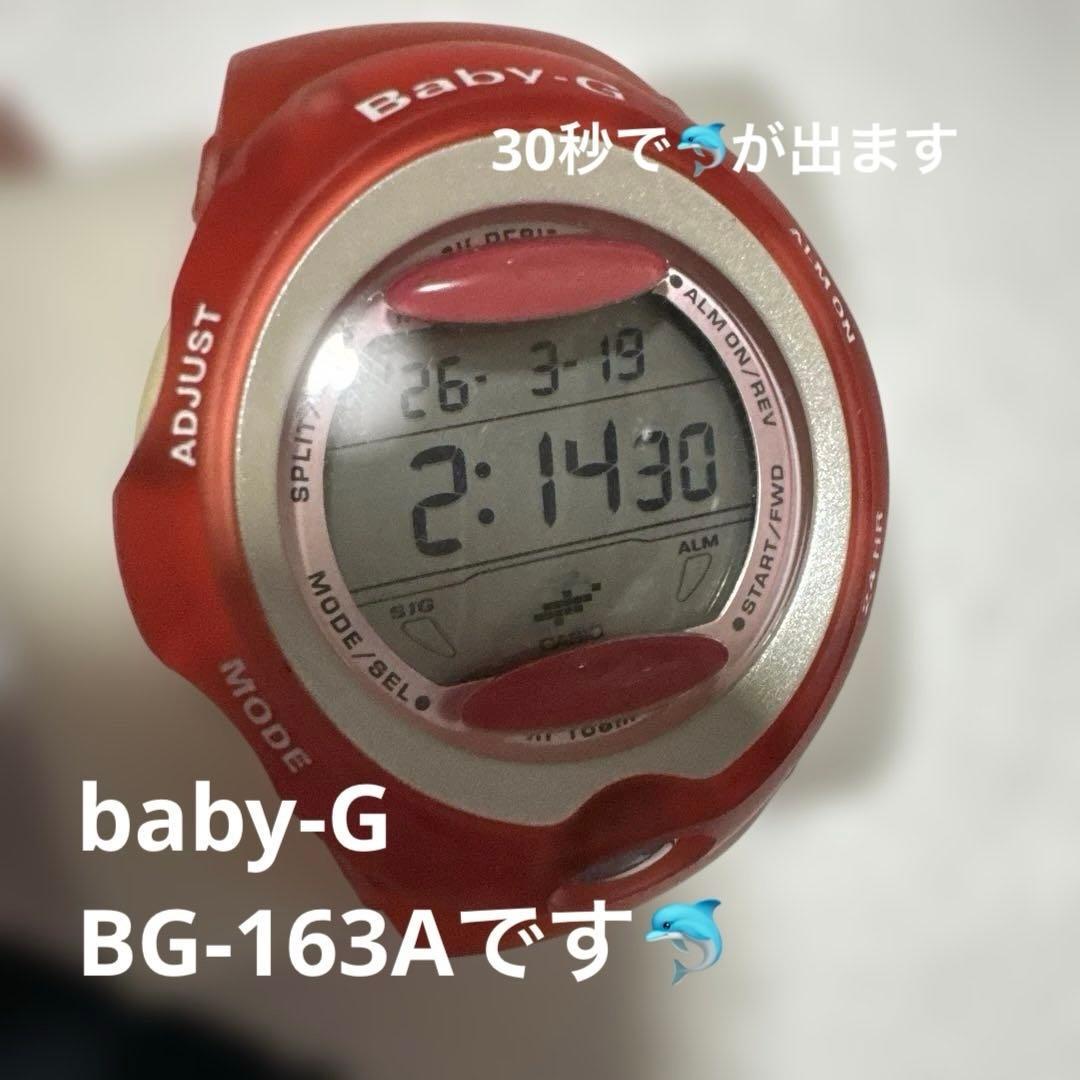 CASIO baby-G BG-163A Is it a dolphin whale model?