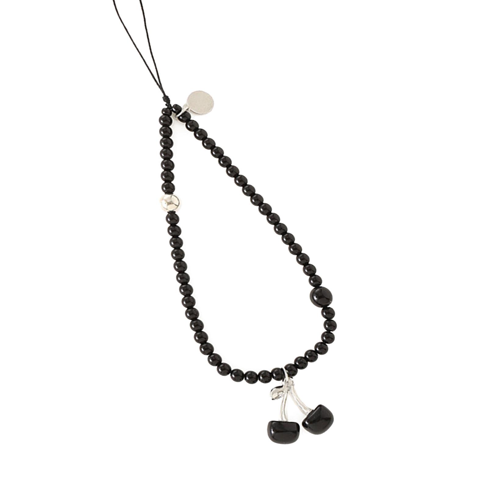 

Практичный кулон в виде вишни с бусинами для телефона, модный элегантный дизайн для стильных нарядов для модных женщин и дам T6