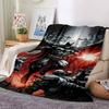 1pc Batman Cityscape Flannel Blanket Soft Warm Throw for Home, Office, Travel, All-Season Cozy Bedding GiftL1188