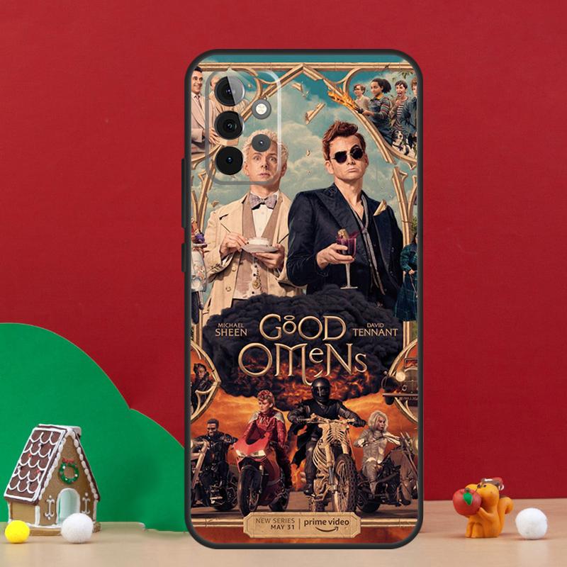 Good Omens Case For Samsung Galaxy A36 A56 A06 A13 A53 A32 A12 A22 A52 A35 A17 A16 A55 A15 A54 A34 A14