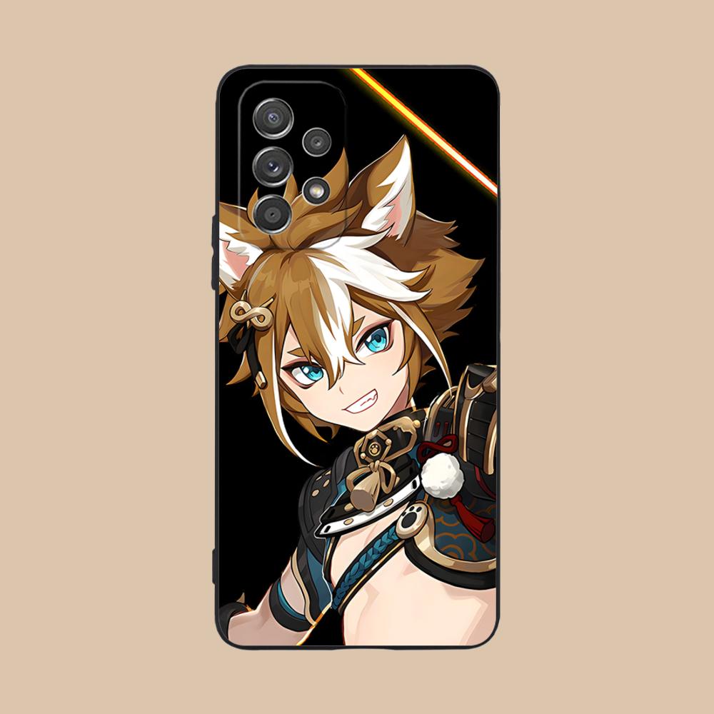 Game GI Gorou Mobile Phone Case for Samsung Galaxy M55 54 42 35 34 33 32 23 22 15 14 13 12 F55 5G Colorful Cover Luxury Pretty