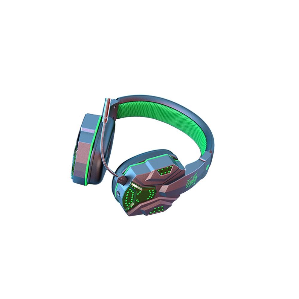 

SY-T830 Bluetooth-compatibl5.1 Gaming Headset Gamer Wireless Headphone With Noise Cancelling Microphone Wired Earphone For Phone зелёный