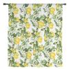 Summer Lemon Leaves Flowers Sheer Drapes ideal for Bedroom Space Living Room Decoration Window Opening Drape Kitchen Area Tulle Voile Organza Drapes