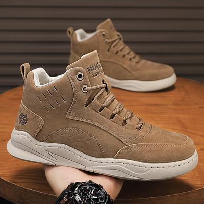Sneakers Herren 2025 Neu High Top Mode Flach Retro Weiche Sohle Rutschfest Outdoor Übergröße 38-48 Lauf Sportschuhe für Mann