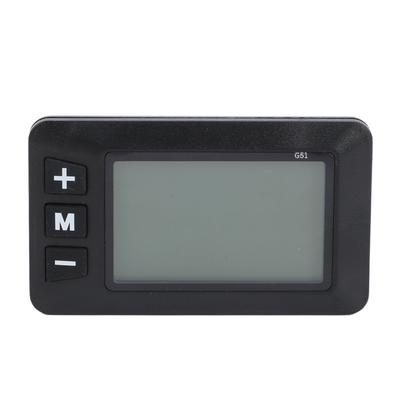 Electric Bike LCD Display Panel with G51 6P Water Proof Connector Speed Battery Level Display for Scooter Cycling