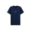 Eagle Logo Lyocell Fiber Crew Neck Short Sleeve T-Shirt Men Tops Dark-Blue 3L1TCD-1JUVZ-0947