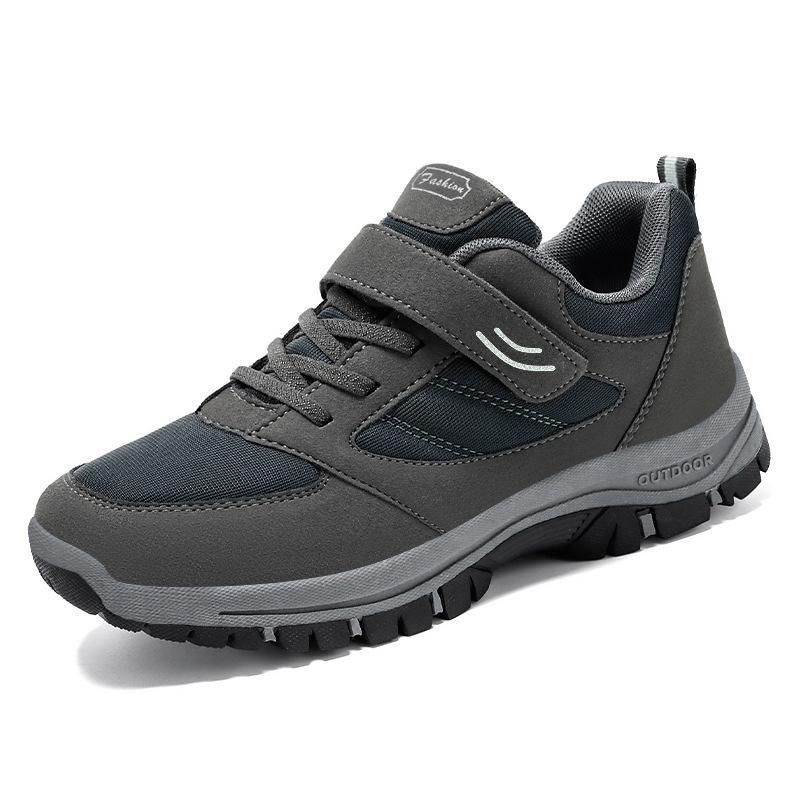 Shoes men's new autumn middle-aged and elderly sports shoes men's shoes Velcro couple walking shoes men's shoes casual shoes