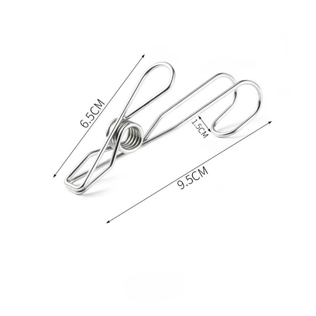 Stainless Steel Clothespin with Hook Home Kitchen Supplies