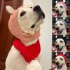Winter Warm Dog Hat Ear Muffs Noise Protection Windproof Pet Ears Covers Knitted Earmuffs For Small Medium Puppy Accessories