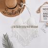 Lace-up Neck Small Vest, Sling Women's Summer Short Style with Chest Pad Inside, Backless Hollow Tube Top Embroidered Vest