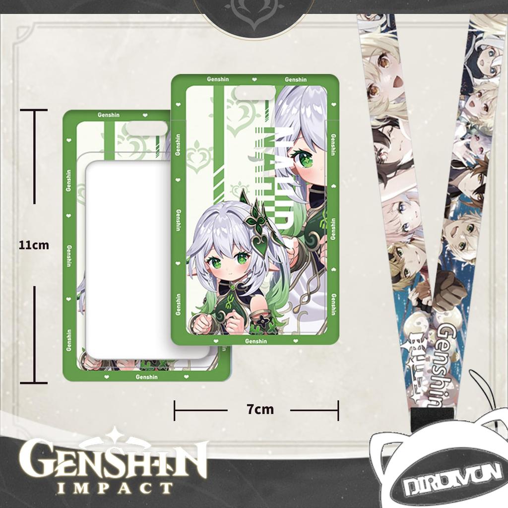 DIROLVON Genshin Impact Freena Goods Water God Lucky Bag Set Badge Acrylic Stand Wall Hanging Birthday Present Gift (Nahida)