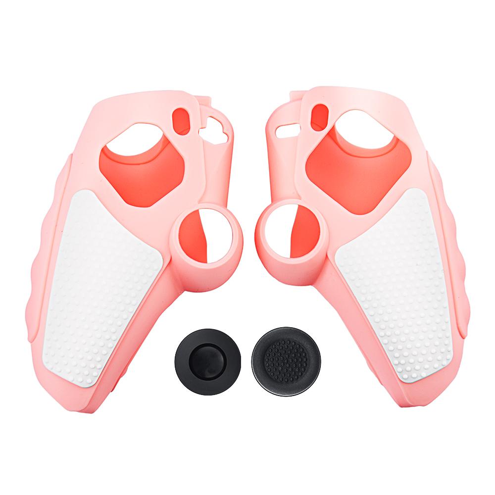 For Sony PlayStation 5 Controller Case Silicone Protective Cover with Joystick Caps