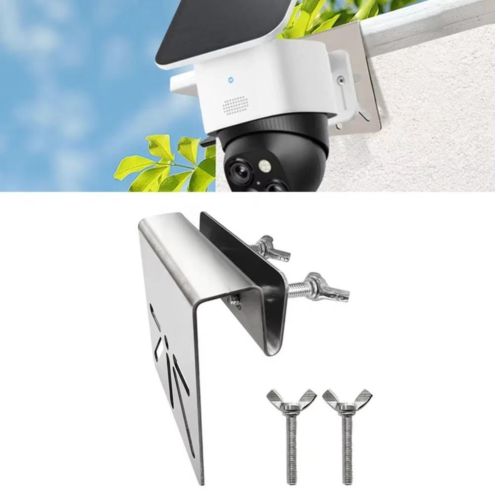 Gutter Mount Wall Mount Bracket for Eufy SoloCam S340/Eufy E30 Solar Panel Mounting