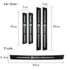NADH5 5Pcs Car Emblem Threshold Door Sill Protector Anti Scratch For Skoda Octavia Kodiaq Fabia Superb Yeti Rapid  Kamiq Karoq Derivat