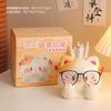 Cute Cartoon Pen Holder Large Capacity Desk Organizer Office Decor Gift Friends