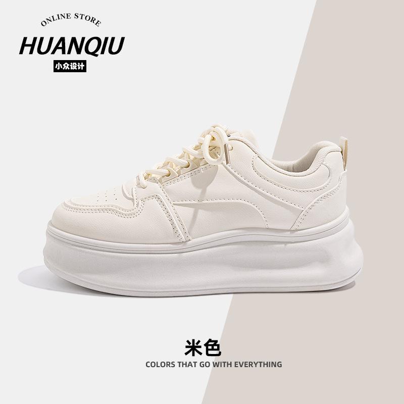 

Global platform white shoes women s 2025 popular women s shoes versatile height increase casual shoes children s tide ZHQ-XA225 35