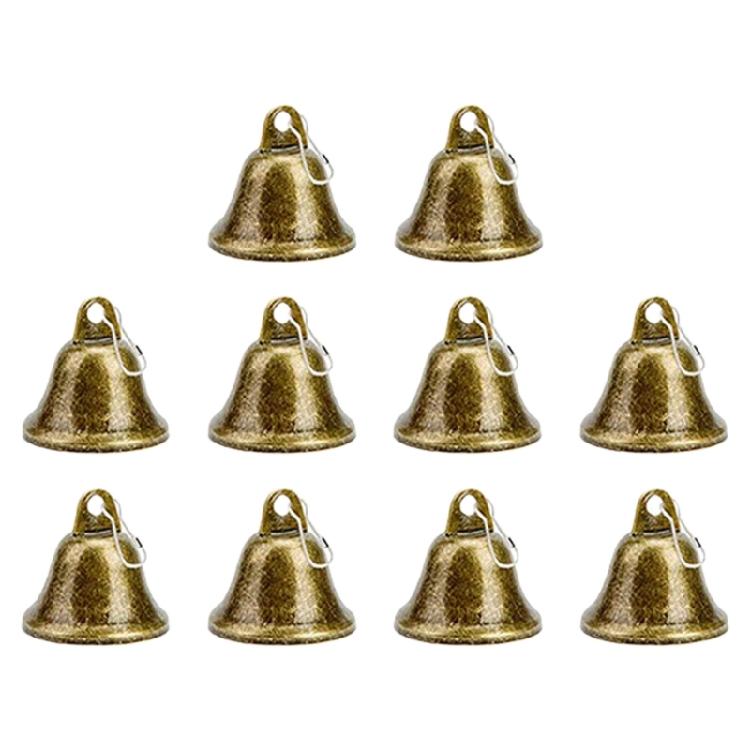 

Compact 38mm Spring Attached Iron Bells Crystal Clarity Tone Generation Perfect For Animal Training Holiday Ornaments Custom Crafts