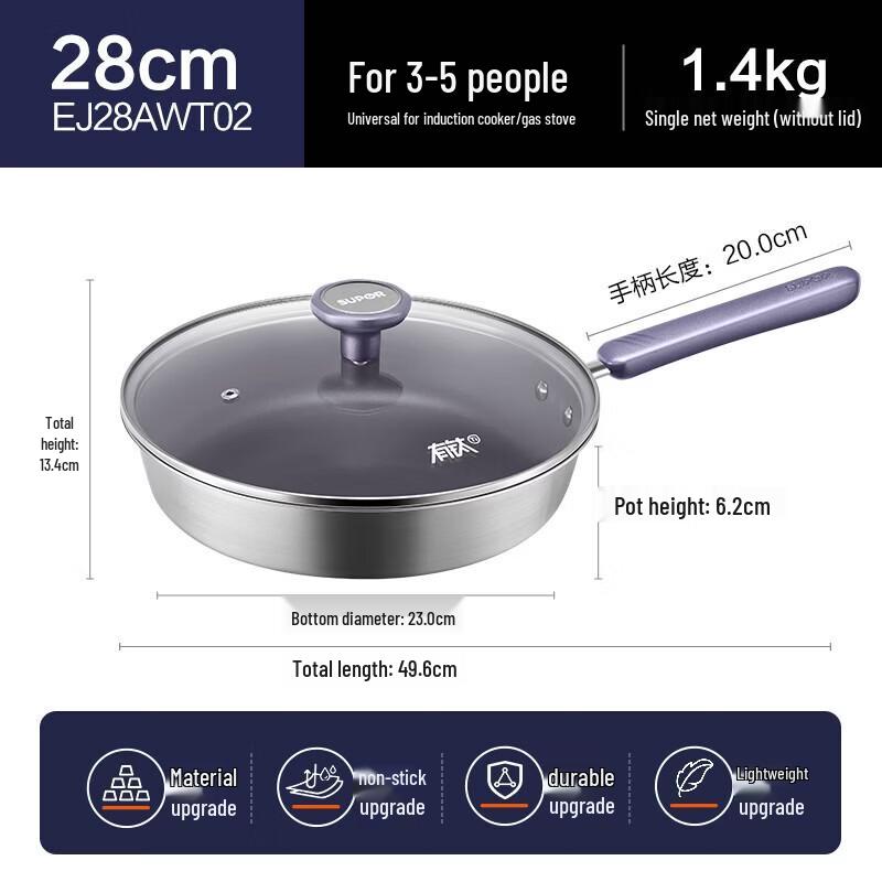 SUPOR Titanium Non-stick Frying Pan 28cm