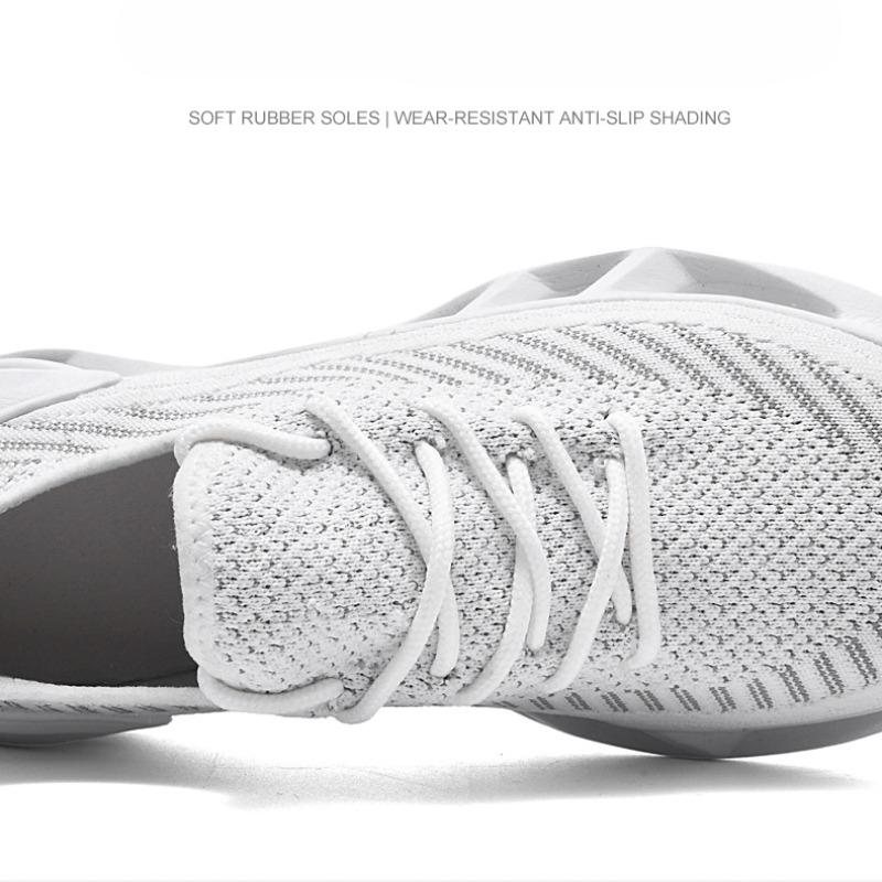 Breathable Knit Running Shoes Lightweight, Non-Slip  Purple Blade Design  EVA Sole | For Tennis, Gym, Sports & Work