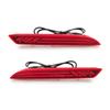 Car LED Rear Bumper Lamp Brake Light Reflector For Honda JAZZ Fit 10-13 CRZ CRV Acura TSX Odyssey 15-23 Taillight turn signal